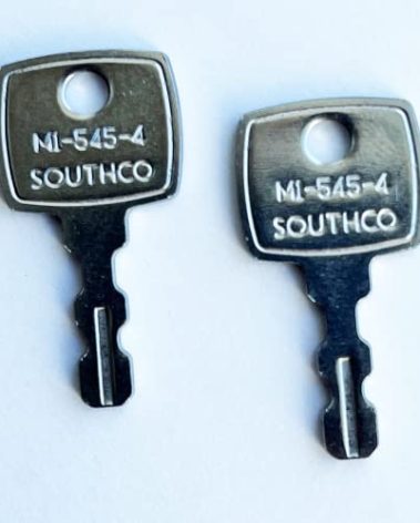 Southco M1-545-4 Key for Push Locks, Compression Locks