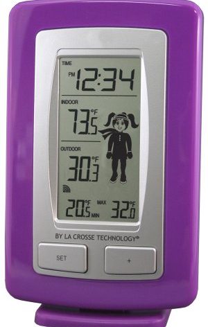 La Crosse Technology WS-9782U-IT Wireless Temperature Station with Advanced Weather Girl Icon