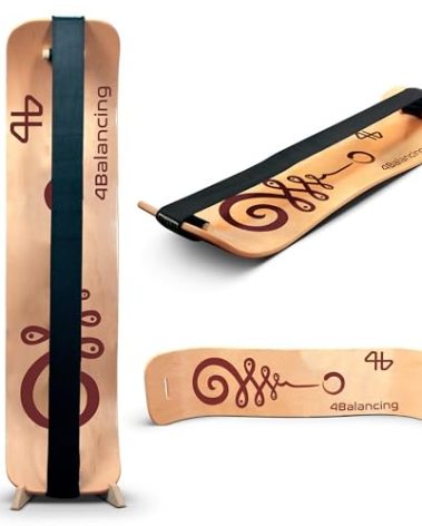 4Balancing Balance Trainer for Adults - Slackboard Standing Desk Balance Board and Home Workout Equipment, Balancing Trainer for Yoga, Strength, Coordination, Concentration - Nirvana