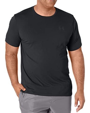 Under Armour Men's UA Sportstyle Left Chest Short Sleeve Shirt 5XL Black