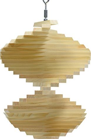 Natural Wood Wind Spinner - Made in USA