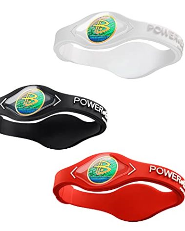 Power Balance The Original Genuine Performance Wristband, Silicone Rubber Wristbands Bracelets Sports Bracelet Wristband for Men Women, Power 3 Pack Bangles, Size of M+M+L（M 19.0CM/L 20.5CM