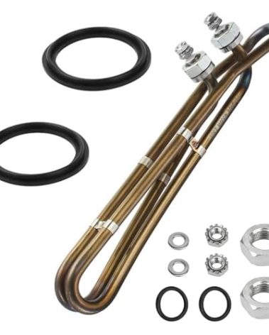 ArrogantF 4.0KW 240V Univeral Heater Element Replacement for Balboa Spa Heater Element 4.0 KW 58104 or Flo-Thru Hot Tub Spas Electric Heaters (10 inch)