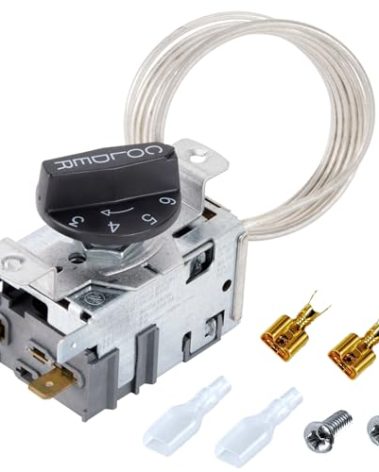 800393 Refrigerator Temperature Control Kit ,Compatible with True Refrigerators Parts,Freezer Thermostat,Refrigerator Thermostat,Replace 800306,831932,461387,Fit TC,TSD,T Series,GDM,GEM,G4SM