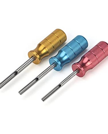 iCrimp Deutsch Contact Removal Tools, DT Series, Terminal Extraction Tool Kit for Deutsch Solid Contacts, 14 to 24 Gauge, 3 Pieces