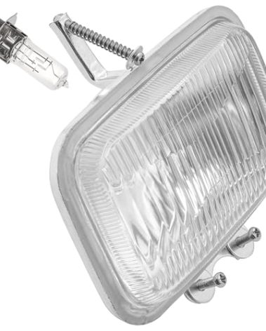 Caltric Headlight Compatible with Honda Trx300 Trx-300 Fourtrax 300 2X4 1988-2000 with Bulb