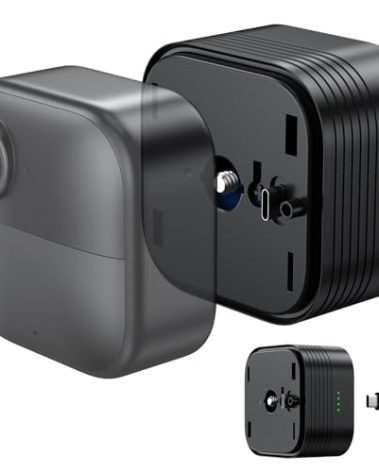 Aiobuvr Battery for Blink Outdoor 4 (4th Gen) - 6000mAh Rechargeable Batteries Expansion Pack, Lithium Battery Extension Pack with Power Indicator, Compatible with Blink Outdoor 4 Security Camera