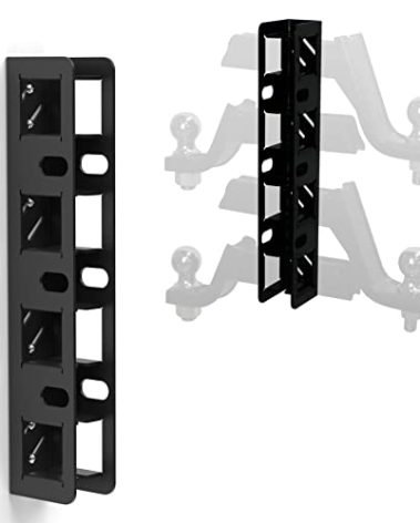 Hitch Stor Wall Mounted Hitch Receiver for Bike & Cargo Rack Storage | Patent Pending Garage Organizer Holds 200 lbs | If It Hooks to Your Hitch, Store It On Your Wall - 7 Hitch Storage Mount