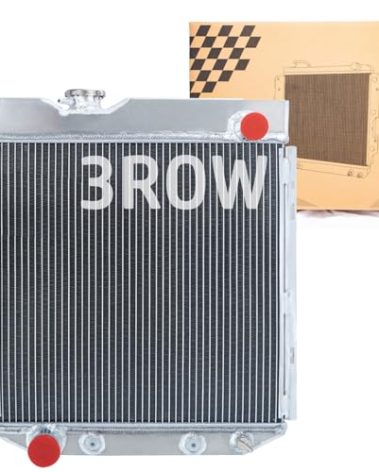 3 Row Radiator For 1965-1966 Ford Mustang, 1960-1965 Falcon 5.0L V8 AT MT, Aluminum Radiator For Ford 1960 1961 1962 1963 1964 1965 1966 CC251