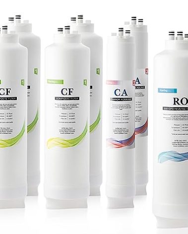 iSpring F7-RO500AK 2 Year Replacement Filter Pack for RO500AK Tankless Reverse Osmosis Water Filtration System