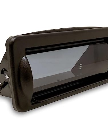 Creative Audio CAMC1B Marine Single DIN Radio Mounting Kit with Retractable Cover (Black)