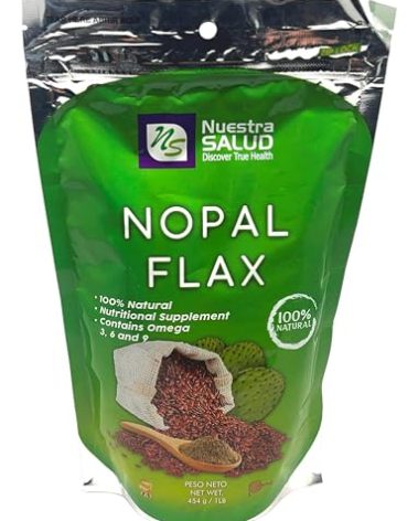 Nopal Flax Linaza Plus Original Colon Cleansing & Constipation (1LB) 100% Natural Blend of Ground Linaza -Senna- Lucuma- Prickly Pear (Nopal) Extremely Effective