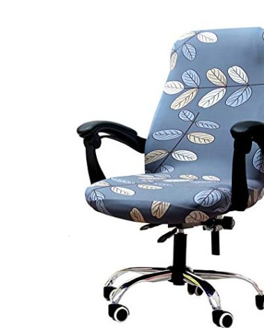 Deisy Dee Computer Office Chair Covers for Stretch Universal Rotating Chair Desk Chairs ONLY Chair Covers (H, Medium)