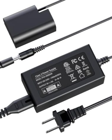 F1TP DMW-DCC12 Dummy Battery DC Coupler DMW-AC10 AC Power Adapter Kit for Panasonic Lumix DC-G9 GH5 GH5s DMC-GH4 GH4H GH3 GH3H Cameras.