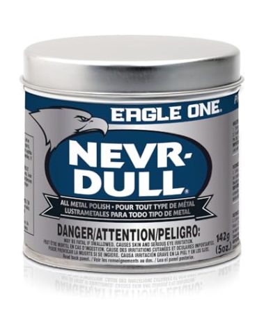 Car Polish by Eagle One, Nevr-Dull Wadding Metal Polish, 5 Oz