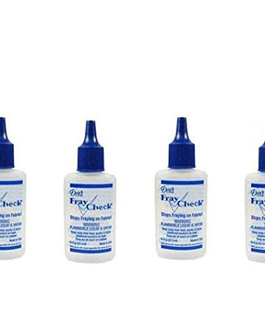 Dritz Fray Check 0.75-Fluid Ounce (0.75-Fluid Ounce (4-Pack), Fray Check Liquid Seam Sealant)