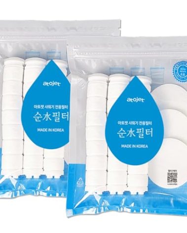 Atojet Showerhead Replacement Filters Inspired By Korea's Beauty Culture | Pure Sediment Filters (Head 6pcs+Body 6pcs) for use with AJ-8200 / AJ-8200MC (AJ8200-FLT-6PC)