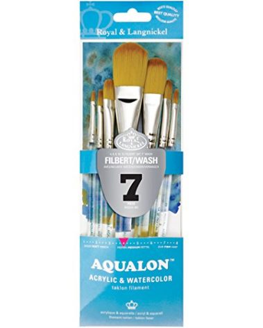 Aqualon 243921 Filbert Brush Set, 7/Pkg