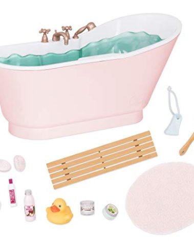 Our Generation by Battat- Bath & Bubbles Deluxe Set for 18" Dolls- Toy, Doll & Accessories for 18" Dolls- Ages 3 Years & Up
