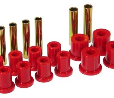 Prothane (7-1007) 71-87 GM K10-30 4wd Front Spring Bushings - Red