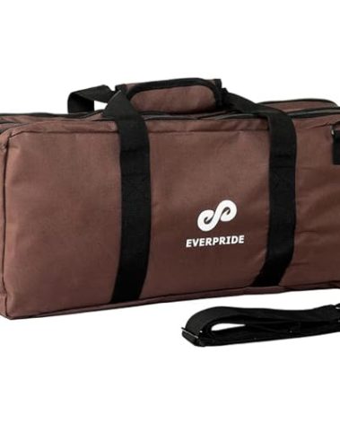 EVERPRIDE Chef Knife Bag Holds 20 Knives PLUS Large Zippered Compartment for Kitchen Tools – Durable, Large Knife Bag for Chefs – Professional Grade and makes a great gift!