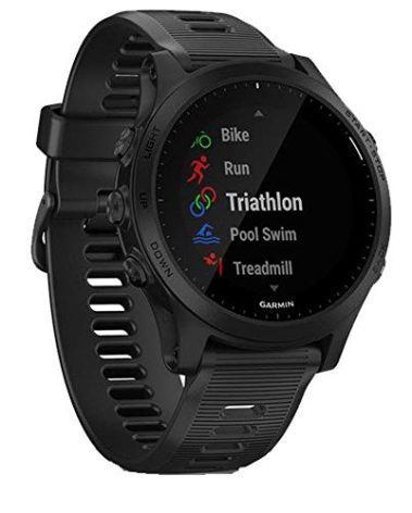 Garmin Forerunner 945, Premium GPS Running/Triathlon Smartwatch with Music, Black - 010-02063-00