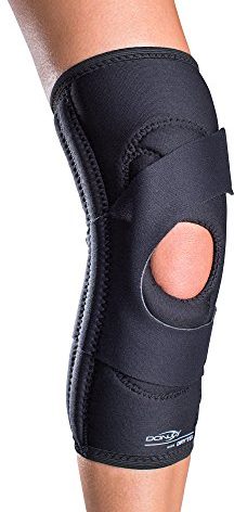 DonJoy Lateral J Patella Knee Support Brace Without Hinge: Drytex, Right Leg, Large