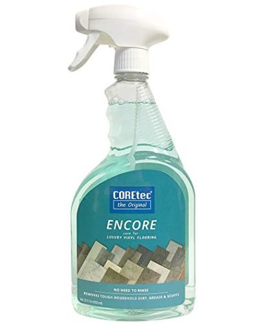 COREtec ENCORE 03Z76 Floor Cleaner Care for Luxury Vinyl Flooring Ready To Use 32oz Spray Bottle (Green) (32 Oz)