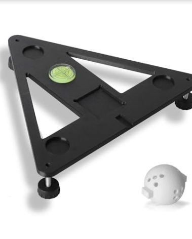 ISDOHS Alignment and Leveling Stand for MLM2Pro-Golf Ball Marking Template (White)
