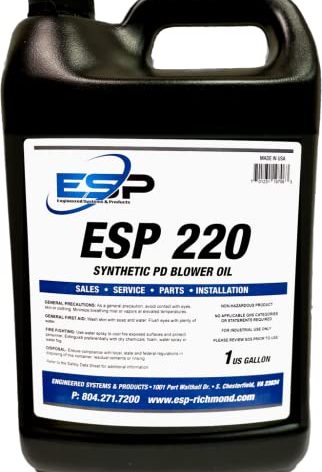 Roots and All Major Brands PD blower oil, ISO 220, 1 gallon (replacement)