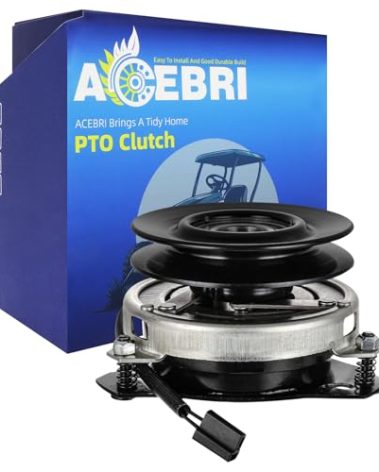 ACEBRI PTO Clutch Fit for John Deere 240 245 260 265 325 335 345 GT242 GT262 GT275 Clutch for John Deere AM119536 AM103035 AM108601 AM115093, for Scotts S2554 Electric pto Clutch