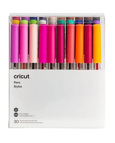 Cricut Extra Fine Point Pens - Ultimate Set (30ct) Explore, Maker, & Venture Machines