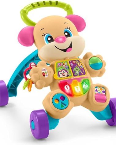 Fisher-Price Baby Toy Laugh & Learn Smart Stages Sis Walker with Educational Music Lights & Activities for Infants Ages 6+ Months