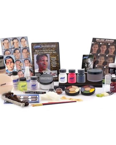 Graftobian Special FX Trauma Pro SFX Makeup Kit - Made in USA - Professional Effects Kit for Halloween, Cosplay, Theater, and Movie, Easy-to-use Cosmetics Collection Set for Beginners and Pros