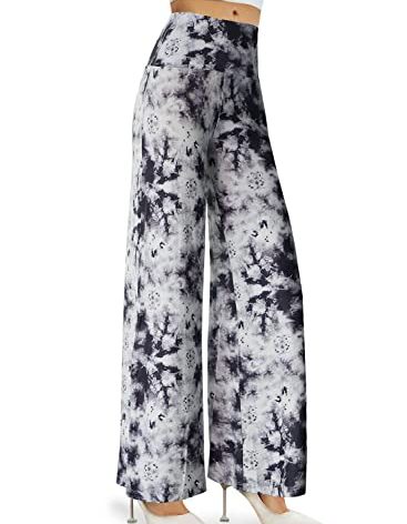 Arolina Women's Stretchy Wide Leg Palazzo Lounge Pants Casual Comfy High Waist Palazzo Pants