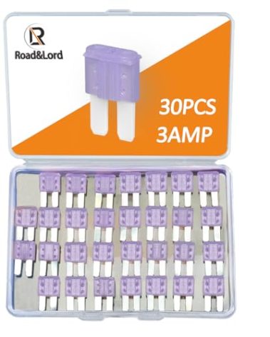 30PCS Micro 2 Blade Fuse ATR/APT Micro2 Fuse ATR/APT Blade Fuse Kit for Car Boat Truck SUV Automotive Replacement Fuses (10A) (3A)
