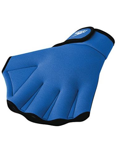 Speedo unisex adult Swim Training Fitness aquatic gloves, Royal, X-Large US