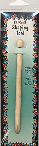 Paper Tole 3D Decoupage Craft and Card Making Shaping Tool (Wood)