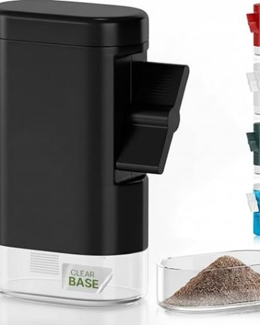 PepperMate Traditional Black Pepper Grinder Mill - Manual, High-Efficiency Salt and Pepper Grinder - Durable, Adjustable Coarseness Pepper Mill Grinder - Easy to Use