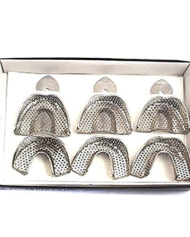 G.S Dental Ortho Impression Trays AUTOCLAVABLE 6 PCS/Set Denture Instruments
