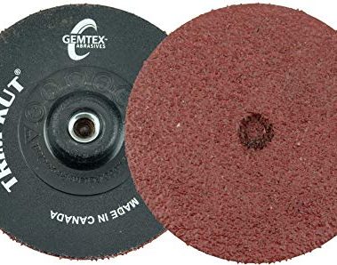 Weiler 59300 Trim-Kut Grinding Disc, 3" Diameter, 36 Grit, 5/16" - 18 Hub (Pack of 25)