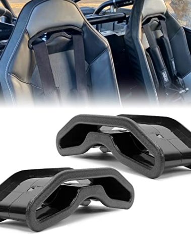 ECOTRIC Seat Harness Pass Through Bezel Seat Belt Insert Compatible with 2014-2022 Polaris RZR XP 1000 Turbo RZR 1000 S 900/S/XC General UTV Set of 2