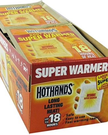 HotHands Extra Large 18 Hour Super Hand and Body Warmer - 40 Pack Case