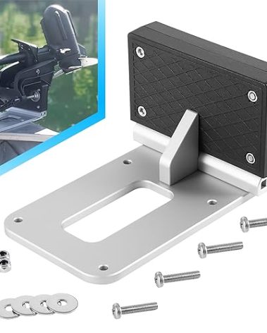 Universal Transom Trolling Motor Mount for Kayaks/Kayak Motor Mount, Universal Fit for Any Boat with A Flat Stern, For Electric Trolling Motors Only, Not for Outboard Engines of Any Size
