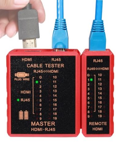 HDMI Tester Portable High Definition Network Cable Tester Checker