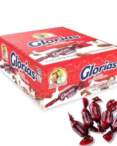 Glorias Pecan 30g Family Display pack w/20 pieces Las Sevillanas