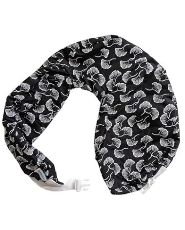 My Brest Friend Original Nursing Pillow Cover - Slipcovers For Baby - Adjustable Fit, Easy Care, Durable - Original Nursing Pillow Not Included, Black Flowing Fans