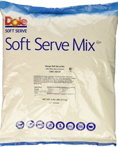 Dole Soft Serve Mix, Mango, 4.75 Pound