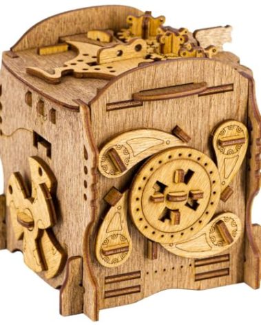 iDventure Cluebox - Captain's Nemo Nautilus - Escape Room Game - Puzzle Box - Sequential 3D Puzzle for Adults - Brain Teaser - Birthday Gift Gadget for Men and Women - Money Box
