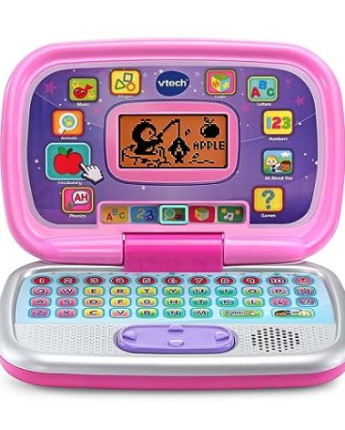 VTech Play Smart Preschool Laptop, Pink
